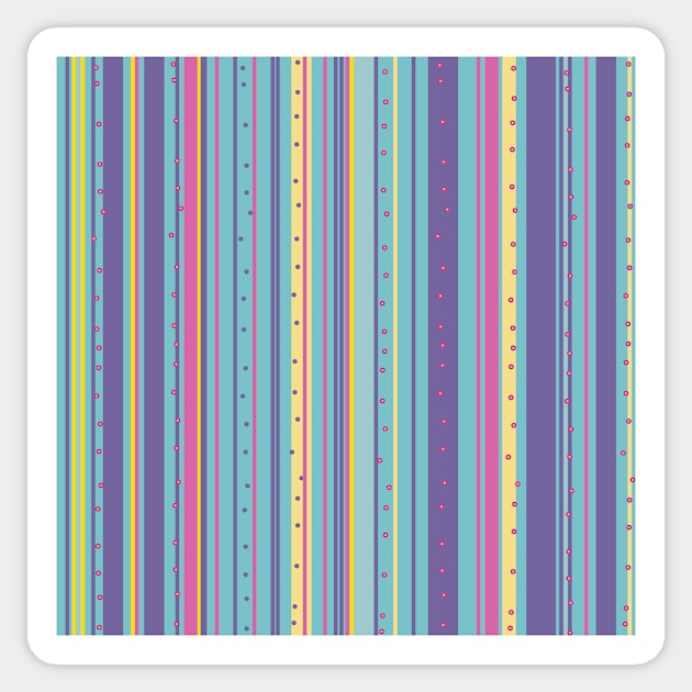 Cotton candy stripes Sticker by counterclockwise